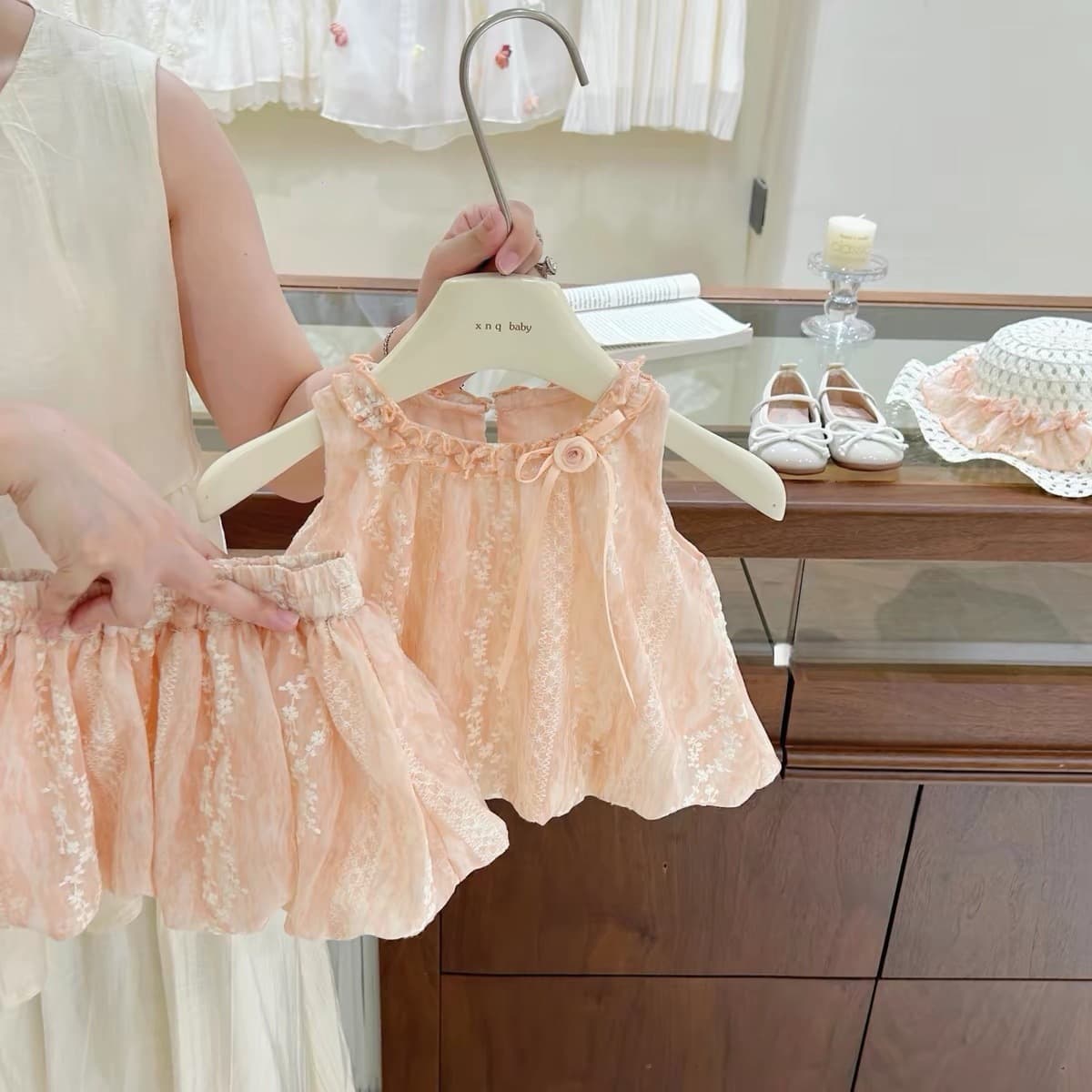 2026 new summer baby girl children's clothing sleeveless trendy Korean style casual fashion children's dress two-piece suit