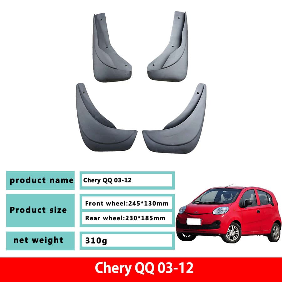 Genuine Chery QQ Qiyun 1 Car Mud Flaps Chery QQ6 Qiyun 1 Mudguard Modification Accessories