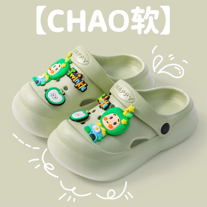 EVA Cute Little Horse Children's Slippers for Girls, Bathroom Flip Flops, Boys' Home Sandals, Baby Slippers