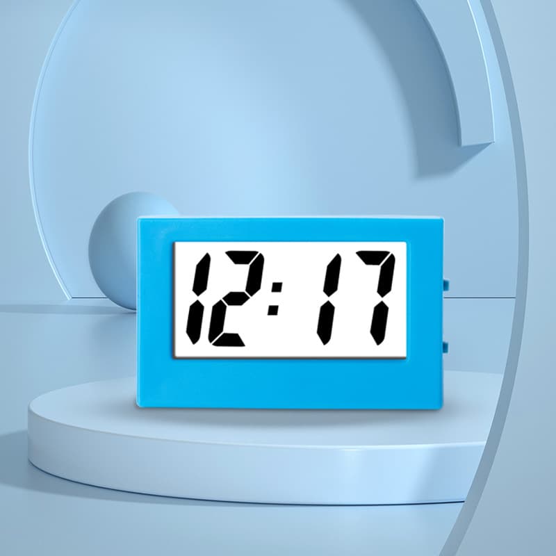 Mini Stand-Up Triangle Clock for Office Desk, Silent Study, Creative Exam Timer for Students