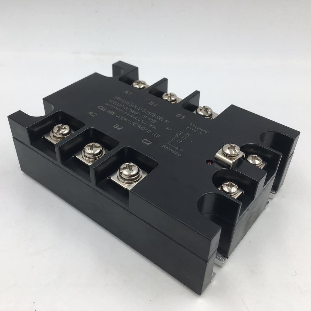 Durable CLION Xinda 24V control three-phase forward and reverse solid state relay HHG1F-3/024F-38 15Z