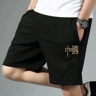 Summer New Trend Loose Fit Sports Pants Men's Beach Shorts Loose Casual Thin 5-Pocket Versatile Shorts