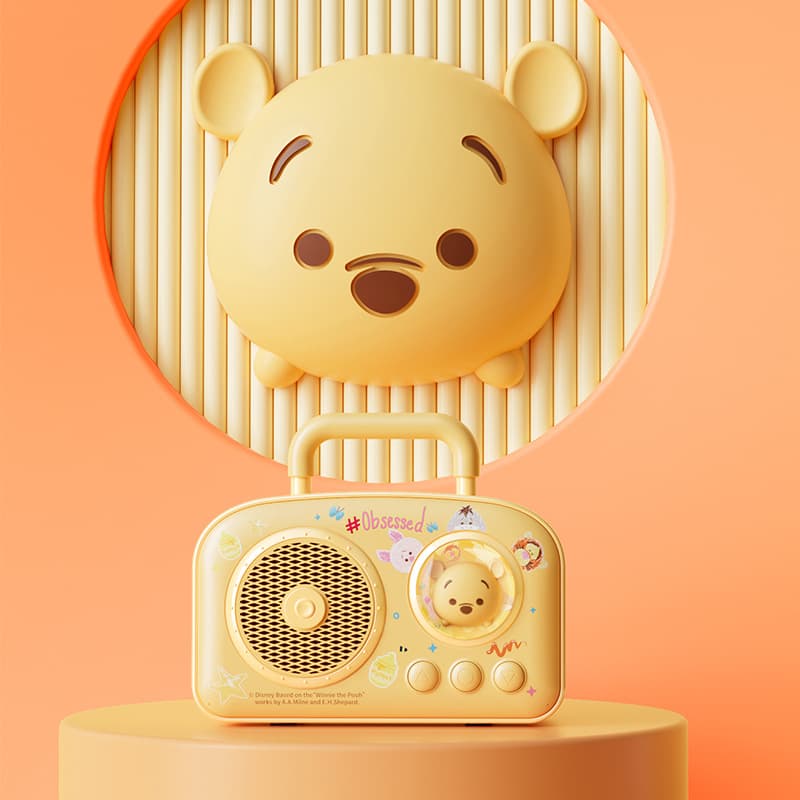Creative Retro Space Capsule Bluetooth Speaker Gift Radio Phone High-End Home Nostalgic Heavy Bass Soundbar