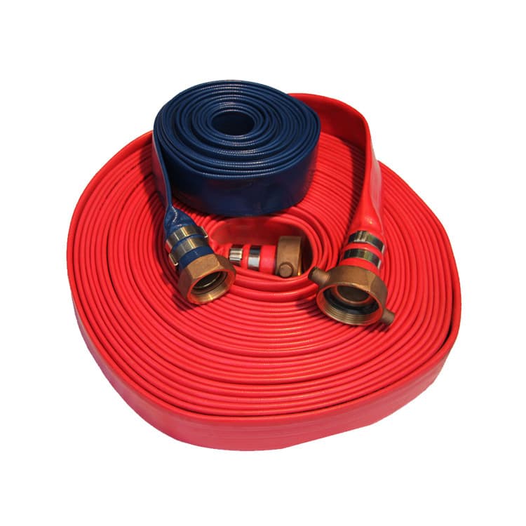 Striped fire hose, red rubber hose, wear-resistant, explosion-proof, thickened marine high-pressure airbag double-sided adhesive hose.