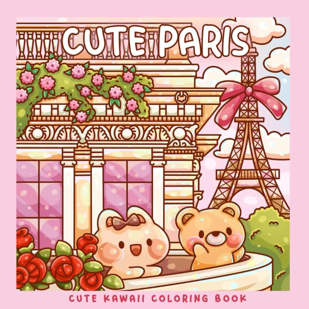 Cross-border coloring book SpookyCutieColoringBook Comfortable, relaxing, simple and easy to color coloring book