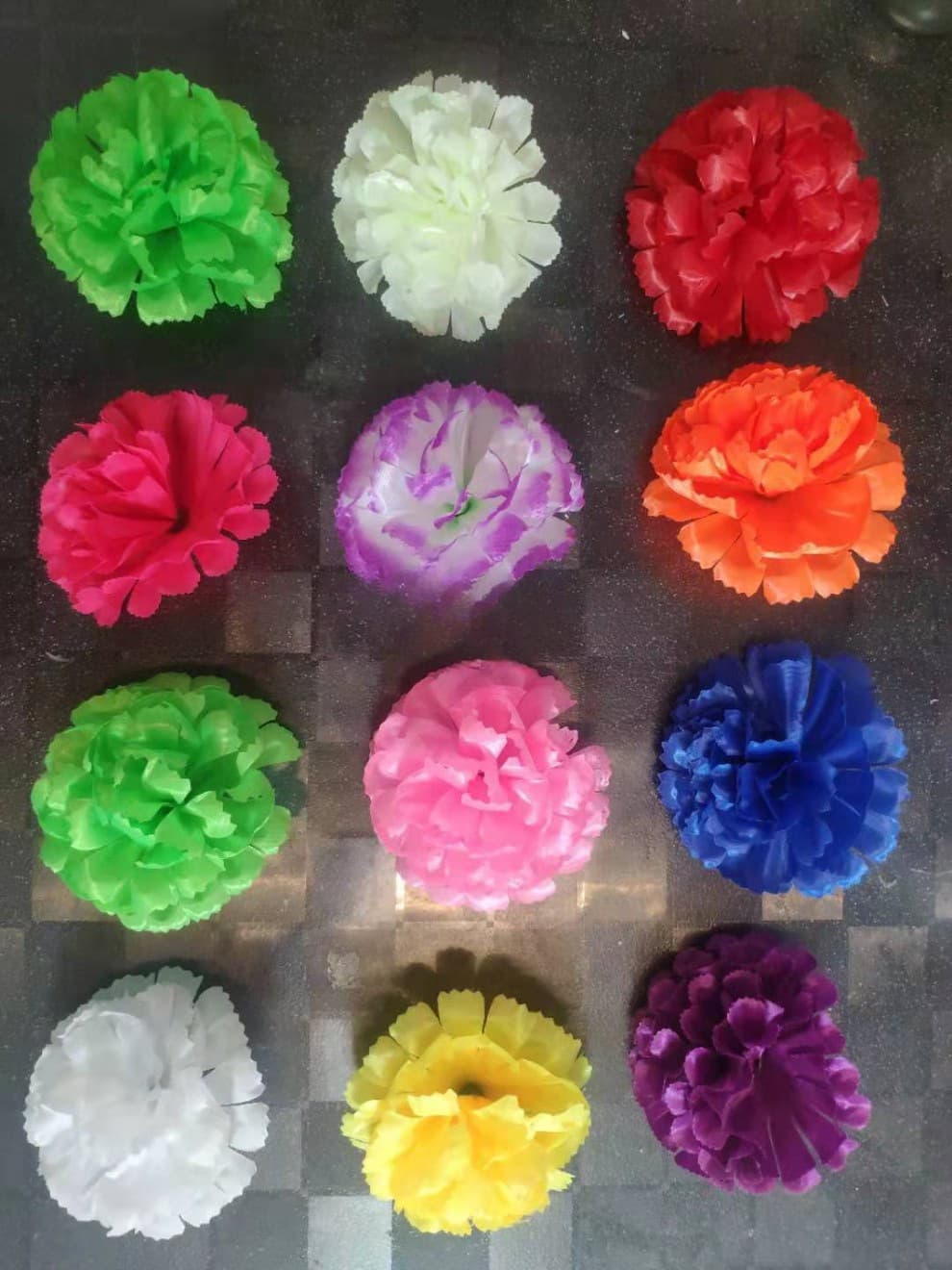 13-centimeter flash cloth electronic wreath flower accessories, materials for simulated plastic flower balls, artificial flowers, comprehensive white event supplies.