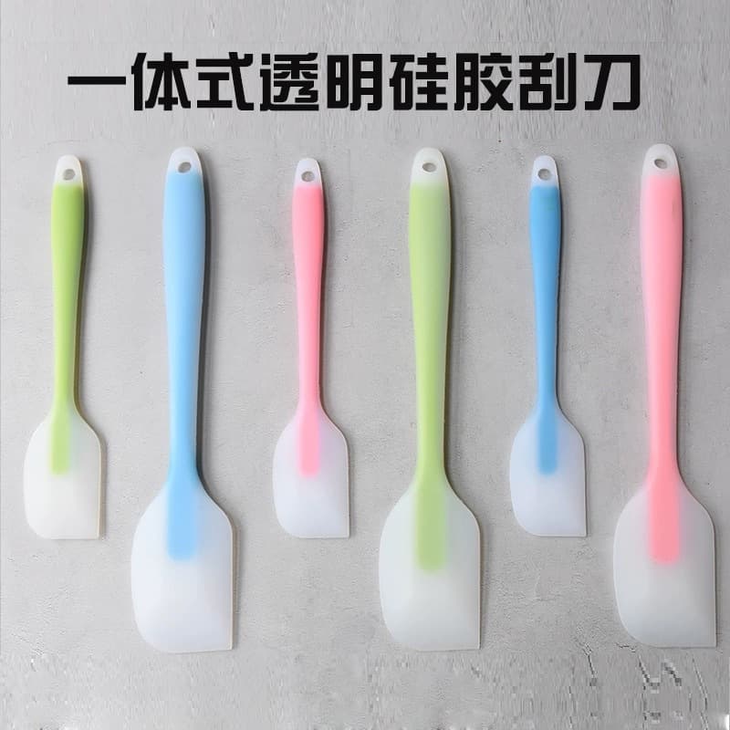 Wholesale Large Silicone Spatula, Translucent One-Piece High-Temperature Resistant Butter/Cream Spreader for Baking