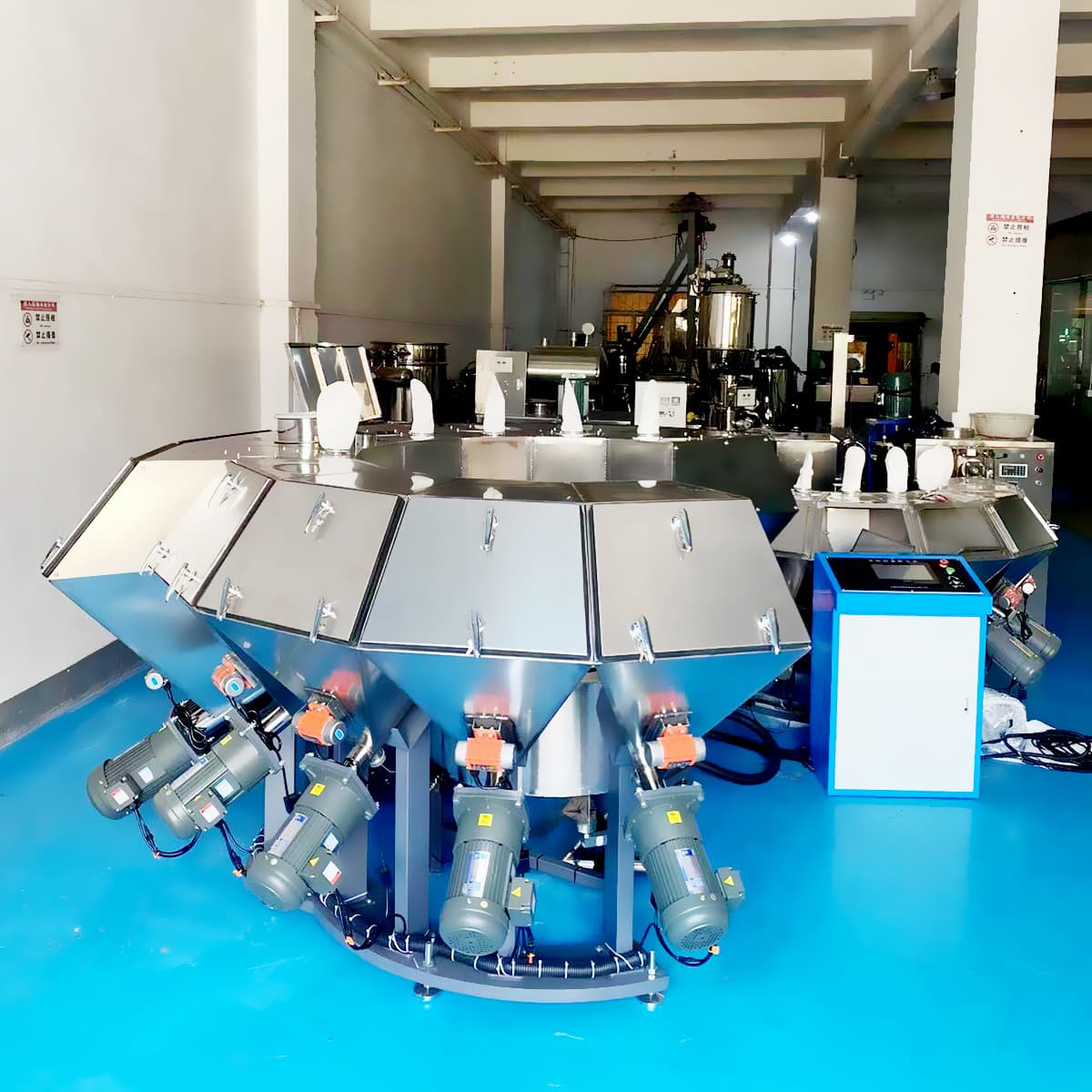 Automatic weighing machine for small-component formulations, automatic weighing machine for PVC, and automatic weighing machine for PUR powder are supplied by Dongguan manufacturers.