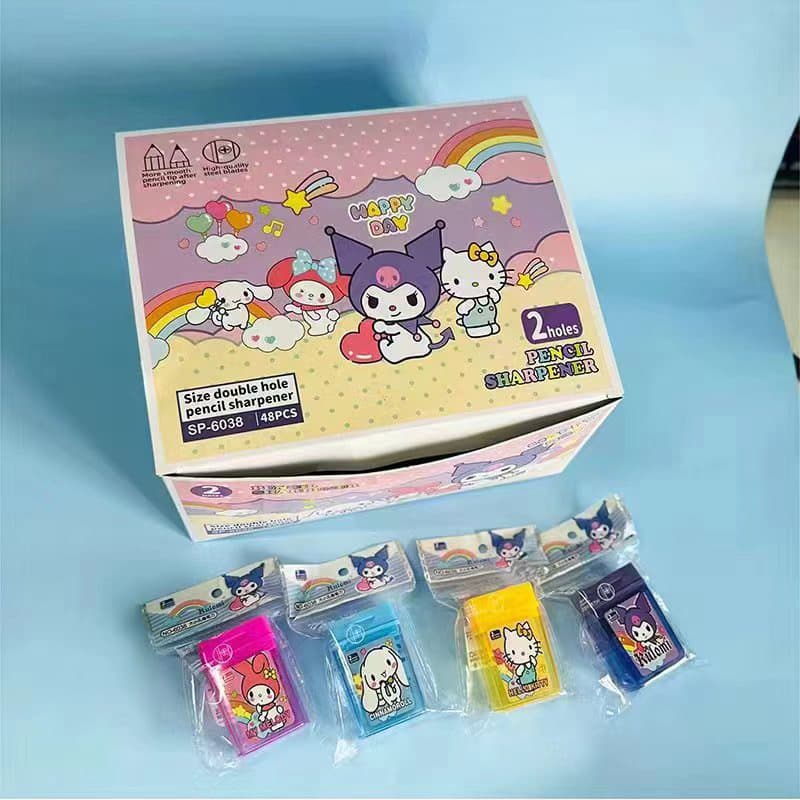 Popular Kuromi My Melody Cinnamon Dog Pencil Sharpener, Creative Cartoon Pencil Sharpener, Student Supplies Pencil Sharpener