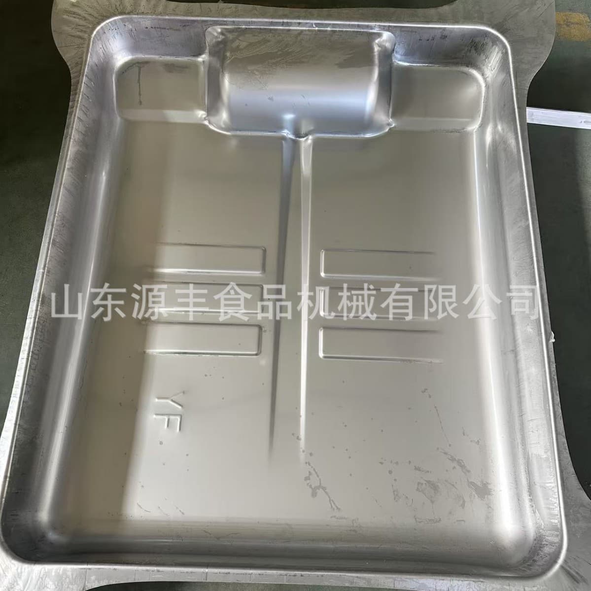 Stainless steel IBC tote top and bottom parts, thickened 304 material, one-time stretch-formed, accessories for stainless steel totes.