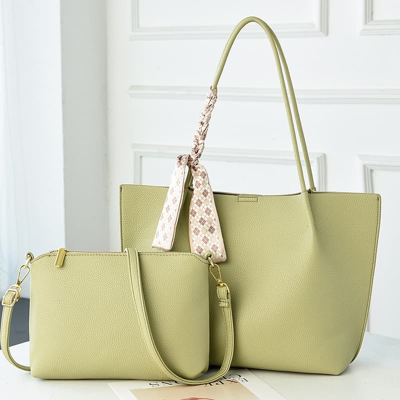 Cross-border Trendy Tote Bag 2025 New Style Fashion Mother-Child Bag Commuter Large Capacity European and American Style Handheld Shoulder Bag
