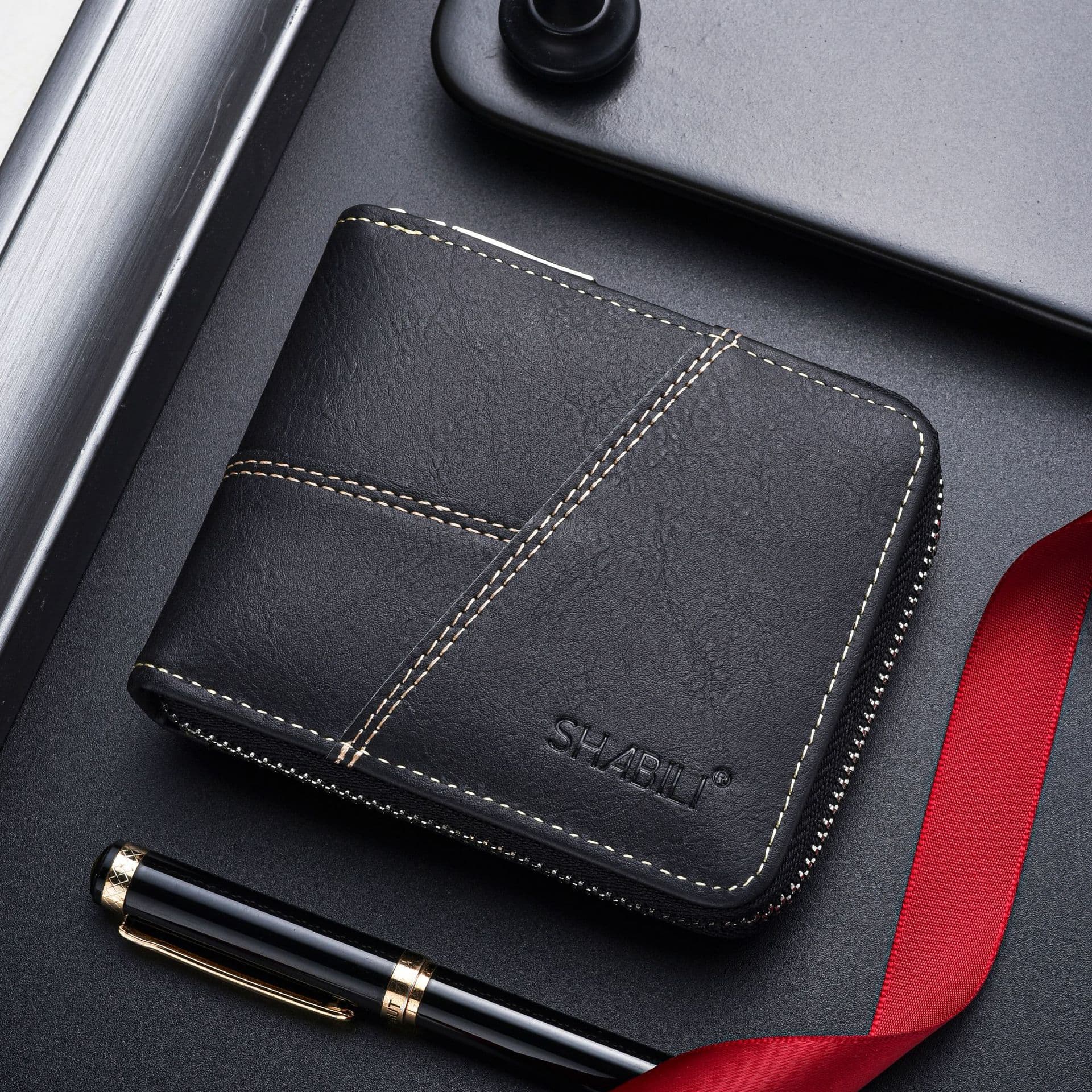 New men's short wallet foreign trade hot-selling zipper retro wallet men's business wallet men factory wholesale