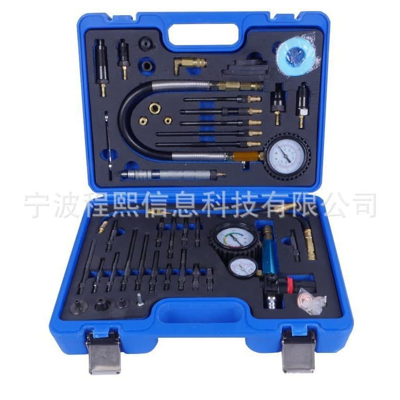 Automotive Repair 46-Piece Kit Factory Direct Dual-Rule Leak Test Tool Carbon Steel Socket Set Pressure Testing Tool Kit