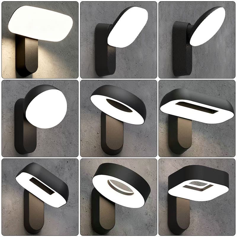 Outdoor LED Wall Light, Modern Minimalist, Waterproof, for Courtyard, Exterior Wall, Balcony, Porch, Doorway, Corridor, Free Shipping