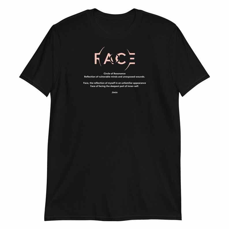 Jimin Face T-Shirt, Park Jimin Face Shirt, Jimin Bangtan Solo Album