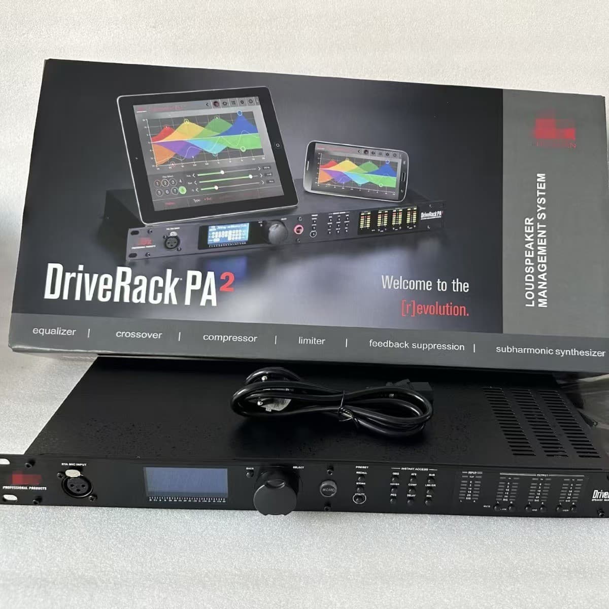 PA2 Digital Audio Processor Professional Bar Stage Performance Line Array Speaker Crossover 2-In 6-Out Effects Processor