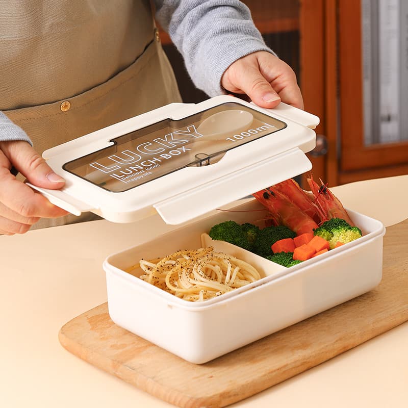 Japanese Bento Lunch Box, Microwave-Safe, Sealed, Divided, Fruit & Picnic Box, Office Worker Microwave-Safe