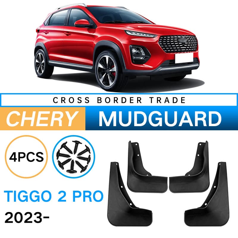 Mud Flaps for Chery Tiggo 2 Pro 2023 Export Cross-Border Car Tire Fenders