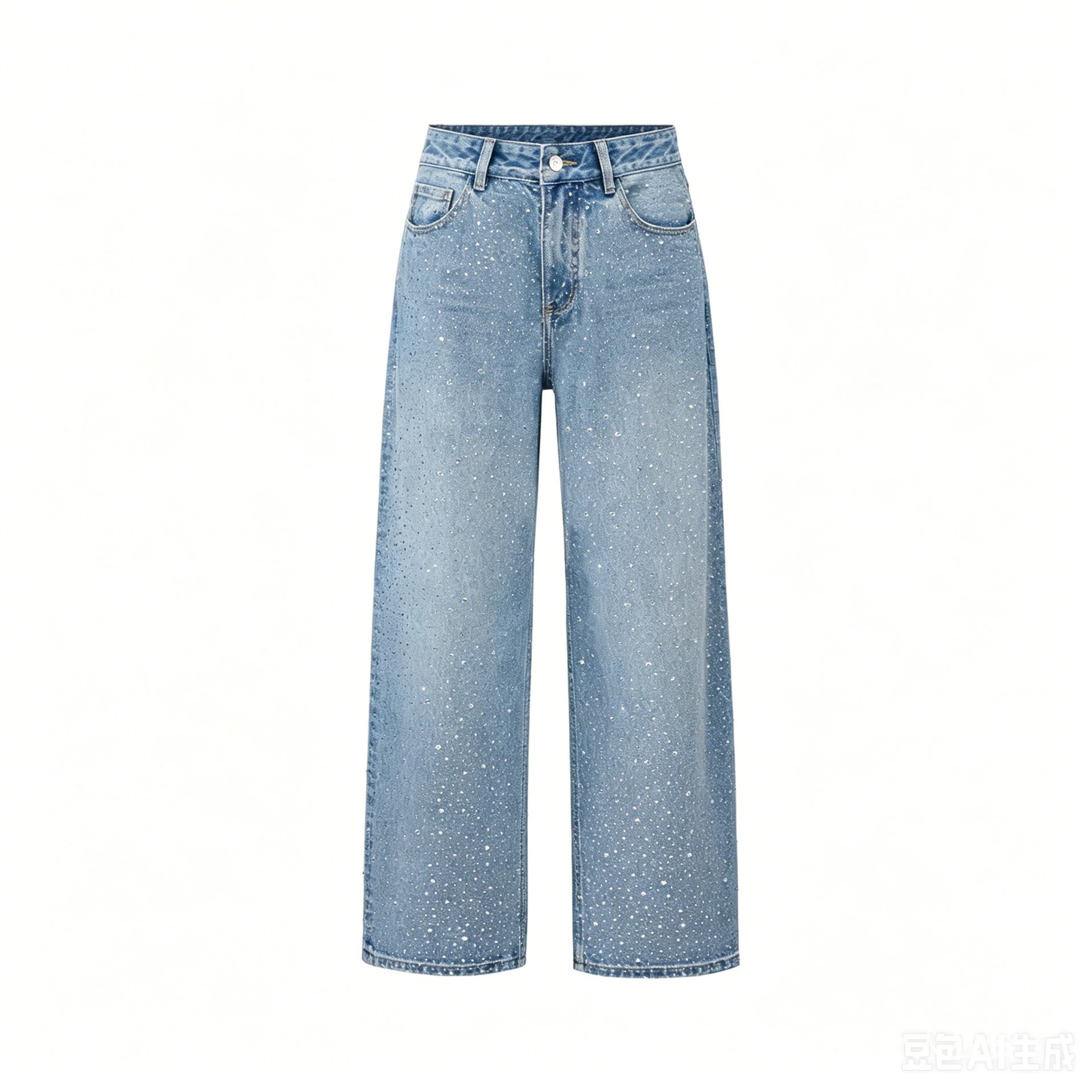 GOODBRAND New Stardust Vintage Retro Luxury Rhinestone Jeans Unisex