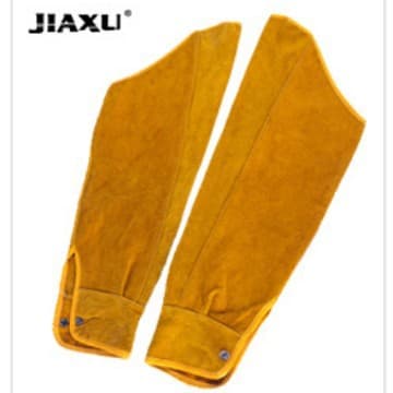 Split Leather Welder's Suit, Leather Welding Sleeve Cover, Leather Sleeve Protector, Fire-Resistant Spark Welding Protective Sleeve Cover
