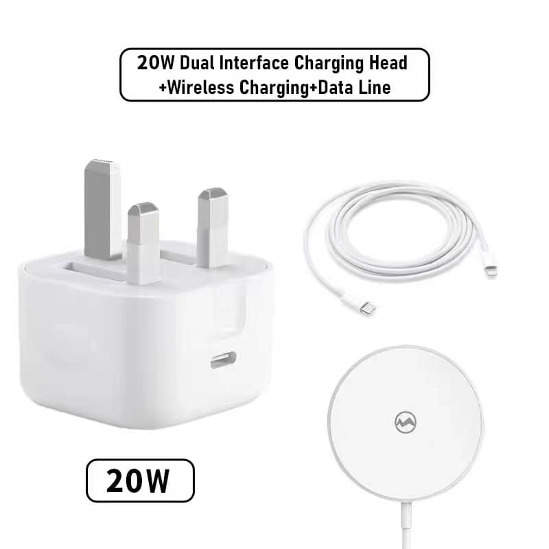 PD20W Fast Charger 35W GaN Compatible with Apple USB-C Cable iPhone15 Charger 12W Charger