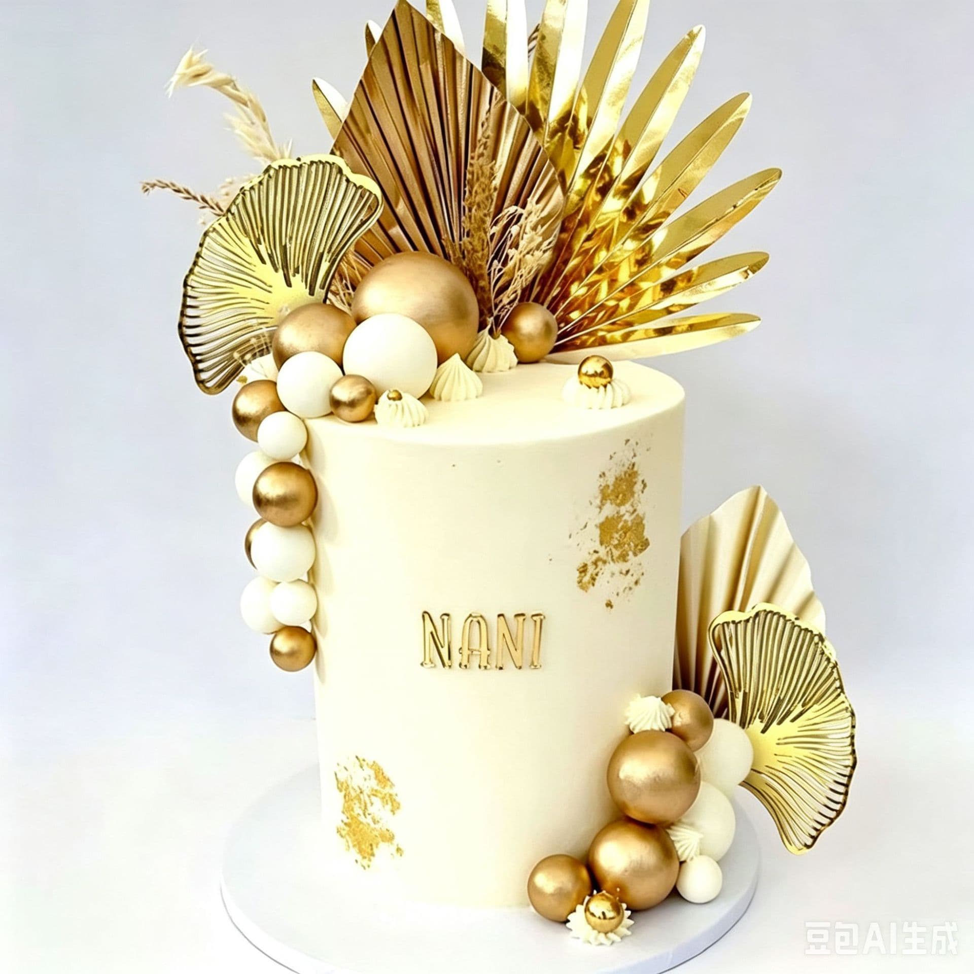 Birthday Cake Topper Acrylic Gold Silver Mirror Happy Birthday Baking Decoration Party Insert Card New Style