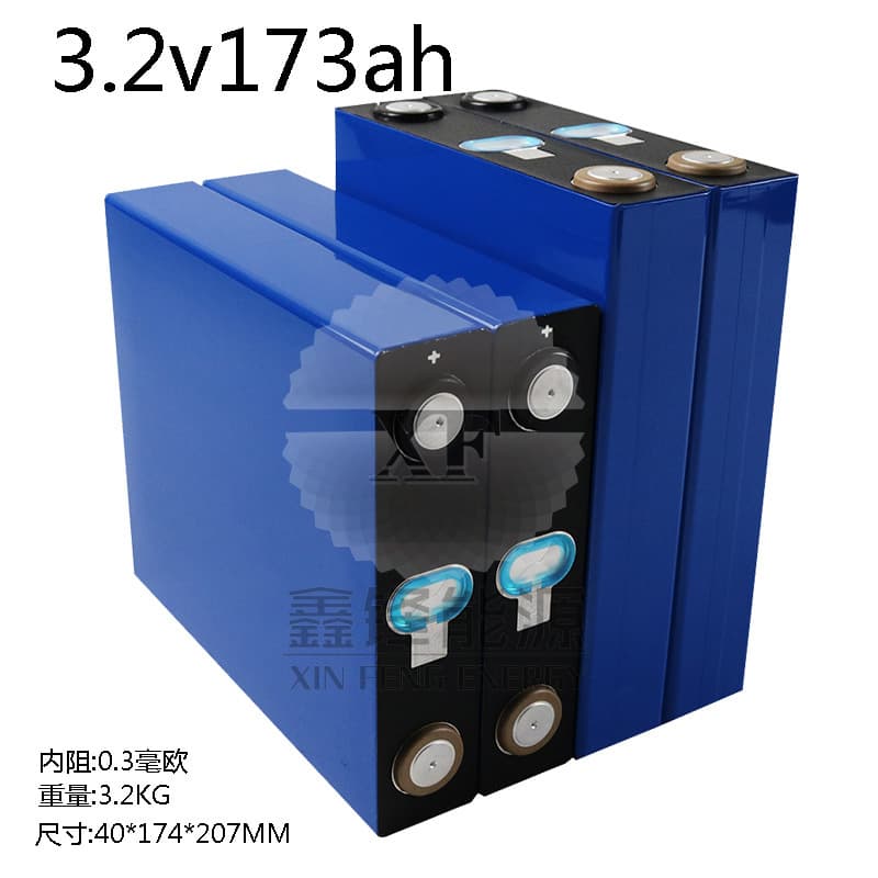 Brand New 3.2V 173Ah 180Ah LiFePO4 Battery Large Prismatic Cell Solar Energy Storage Lithium Battery