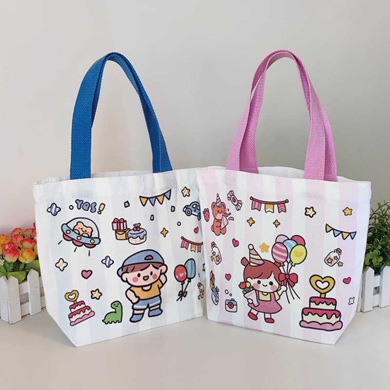 Year of the Snake book bag souvenir canvas bag birthday gift bag student baby safety and joy canvas bag environmentally friendly canvas bag