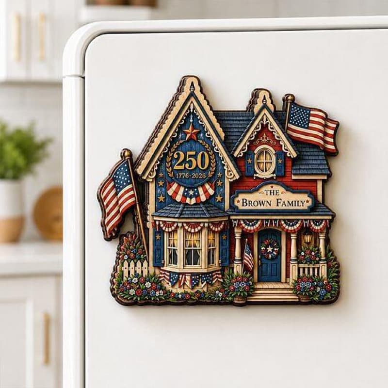 Cross-border America 250th Anniversary Home Decor Magnet Patriotic Refrigerator Magnet
