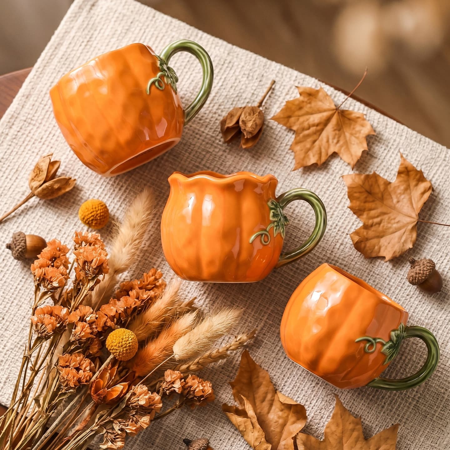 Creative Ceramic Pumpkin Mug Halloween Cross-Border Best Seller Gift Personalized Ceramic Cup Office Home Water Cup Tea Cup