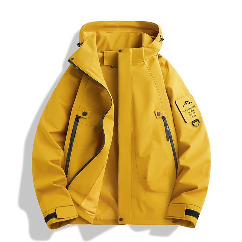 High-Quality Custom Corporate Jacket 2026 New Unisex Outdoor Hiking Jacket Trendy Casual Men's Jacket
