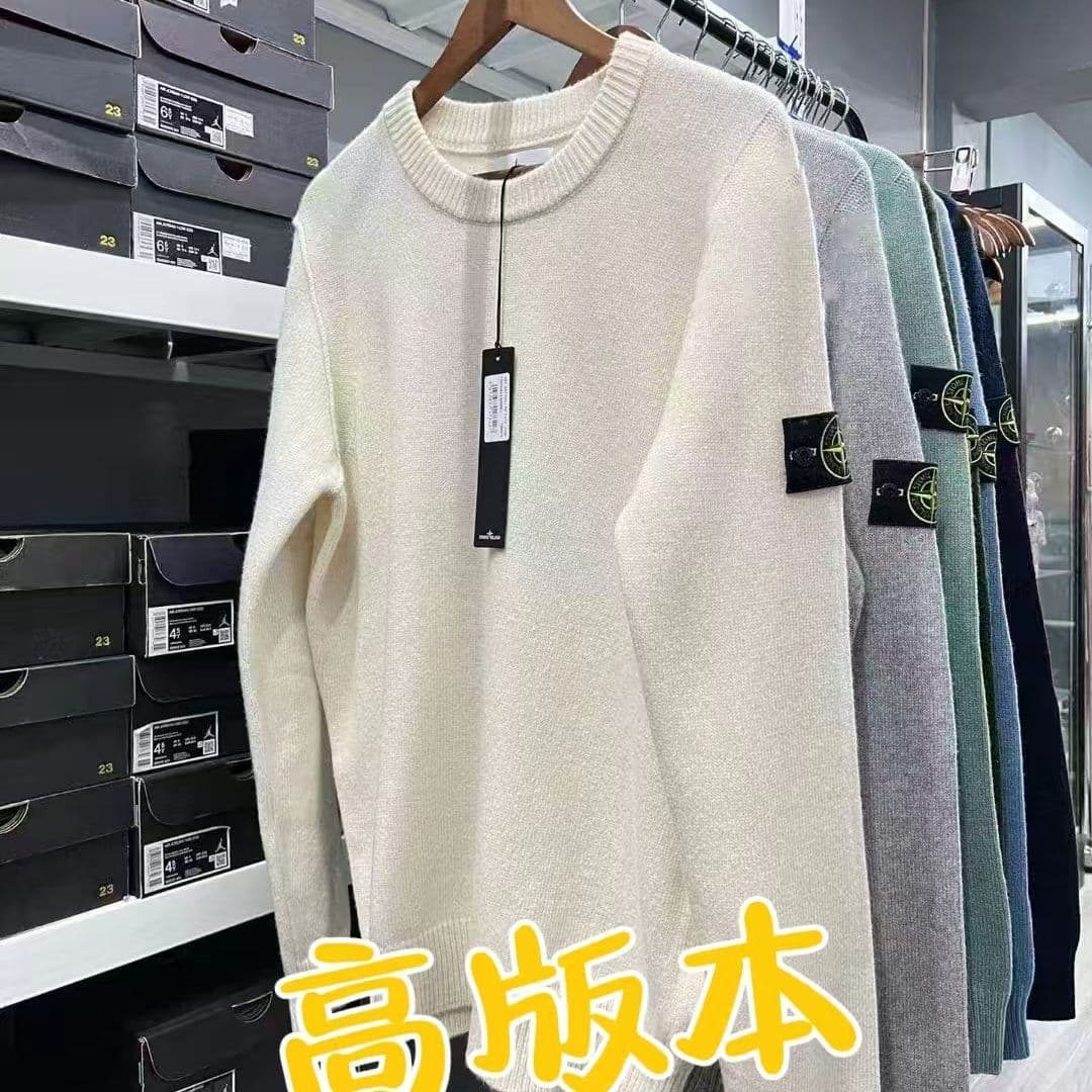 Foreign Trade Drop Shipping Autumn Winter Heavyweight Solid Color Sweater Knit Round Neck Loose Casual Unisex Knitwear Couple Jacket