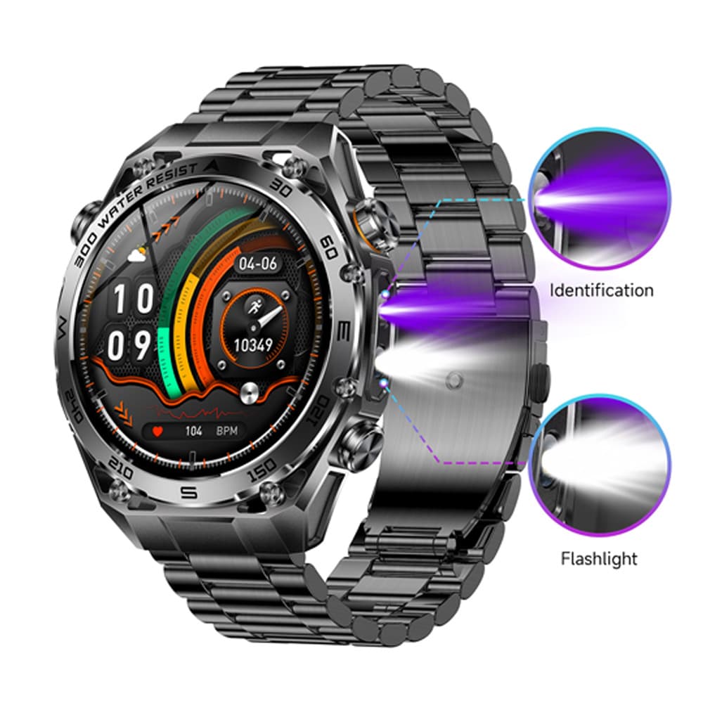 AK105 Smart Watch Bluetooth Calling Outdoor Triple-Proof Sports Compass 1000mAh Waterproof Lighting Smart Watch