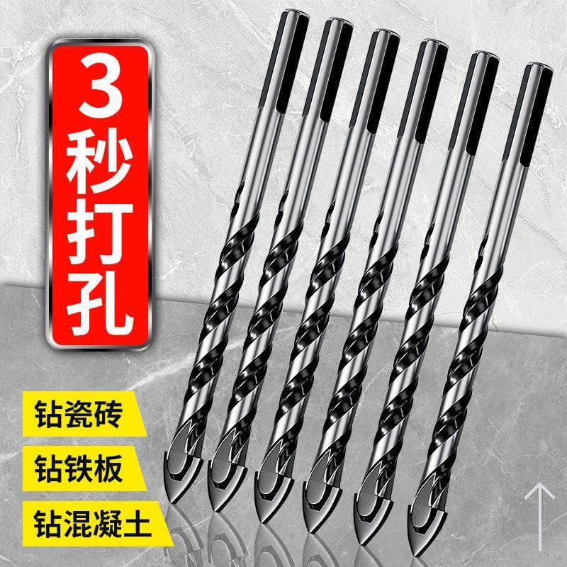Premium Tile Drill Bit, Concrete Hole Drilling, King Drill Alloy Triangle Drill Bit, Glass Cement Hand Drill