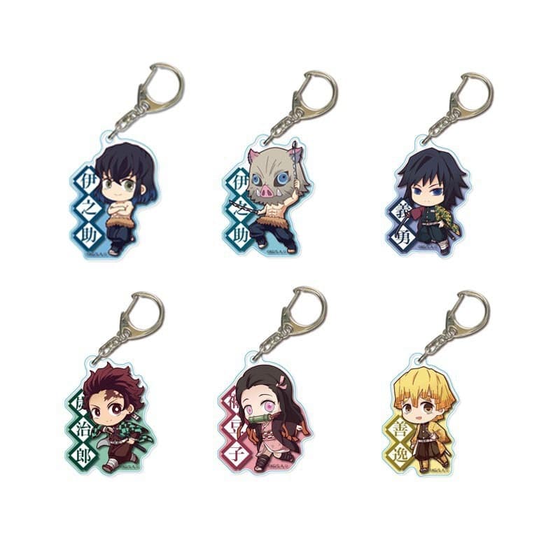 Demon Slayer: Kimetsu no Yaiba peripheral Tanjiro pendant, Nezuko keychain, ready-made earrings, figure, case, cos doll