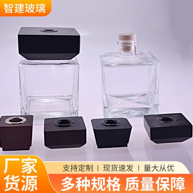 Manufacturer sells wholesale large-capacity aromatherapy bottle 500ml square bottle high square bottle fireless aromatherapy empty bottle