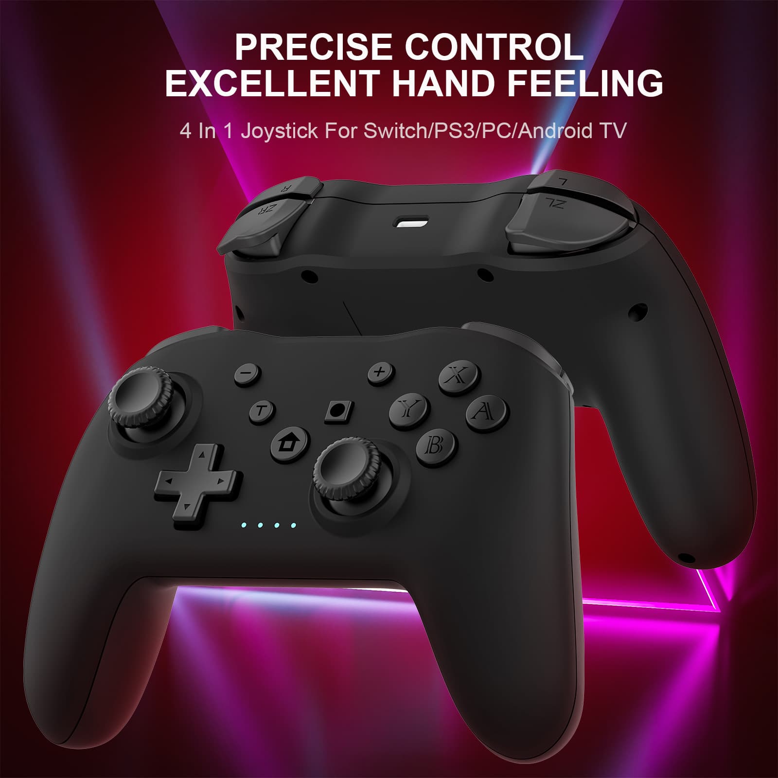 Manufacturer switch handle six-axis gyroscope vibration somatosensory switch wireless bluetooth handle Android PC computer