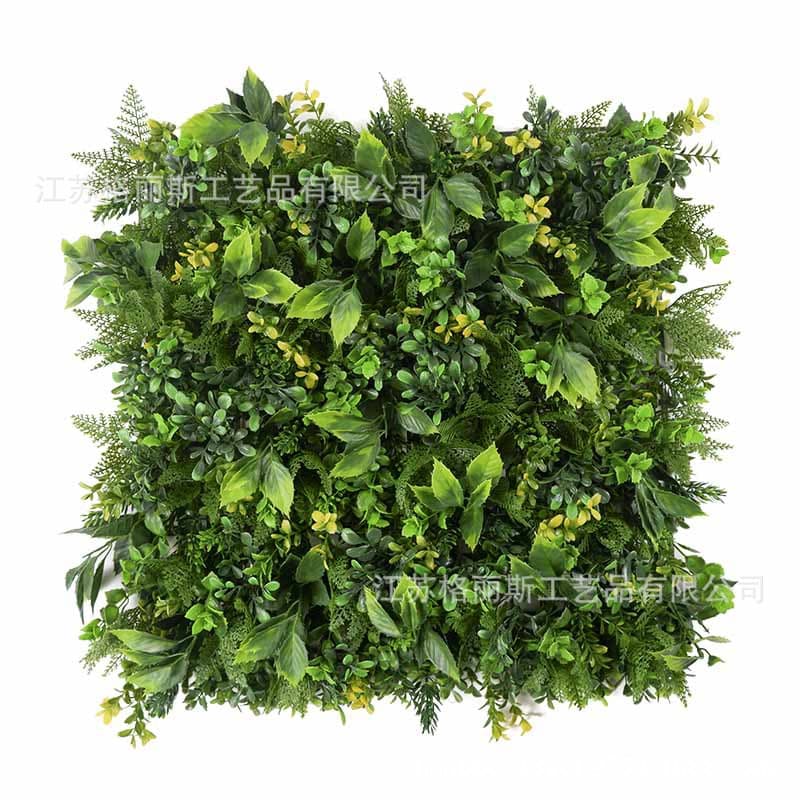 Fragrant Seven Miles - Factory Direct Sales: Outdoor Artificial Green Wall with Artificial Flowers and Plants, UV Resistant