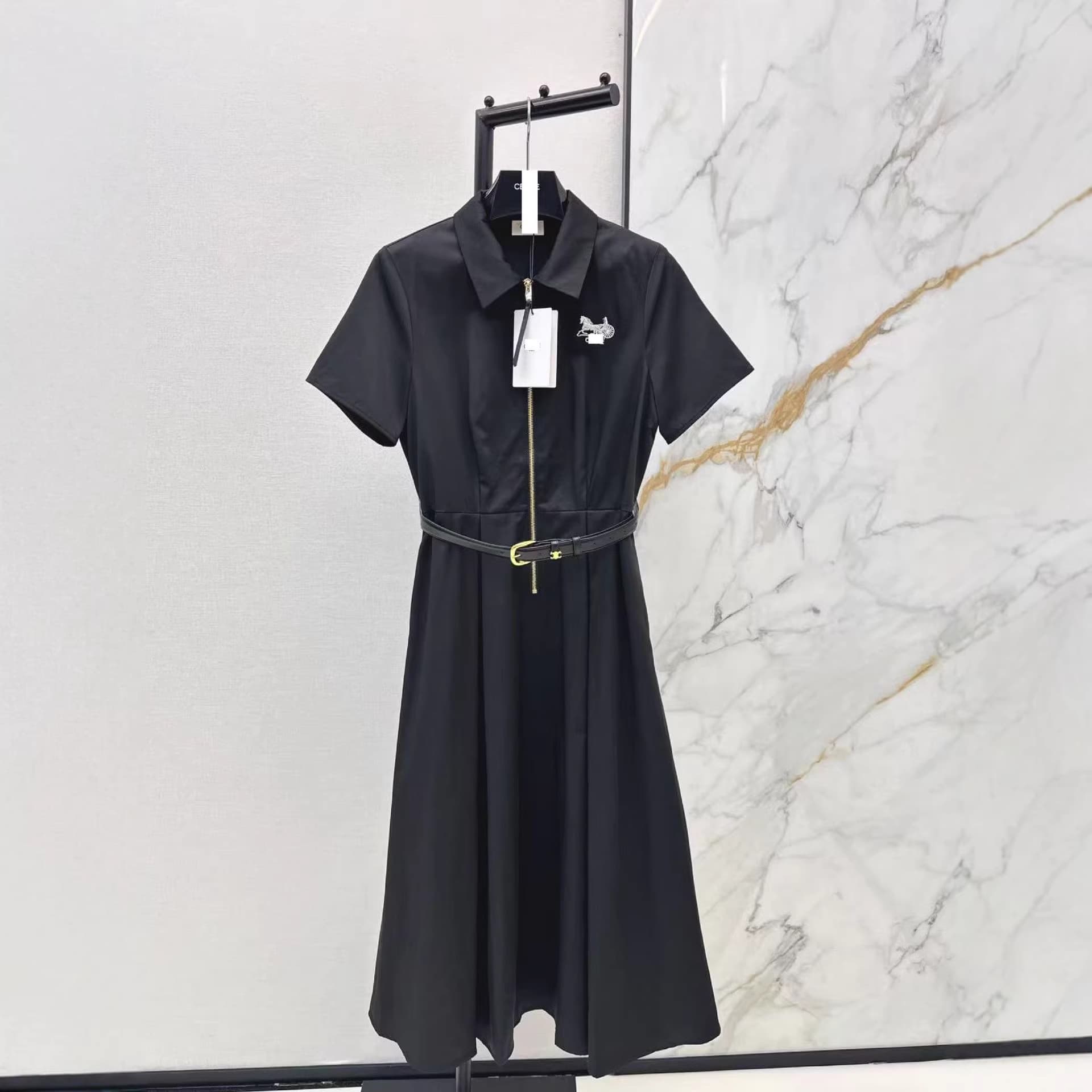Shenzhen Nanyou 2026 spring and summer new high-end women's carriage embroidered long dress