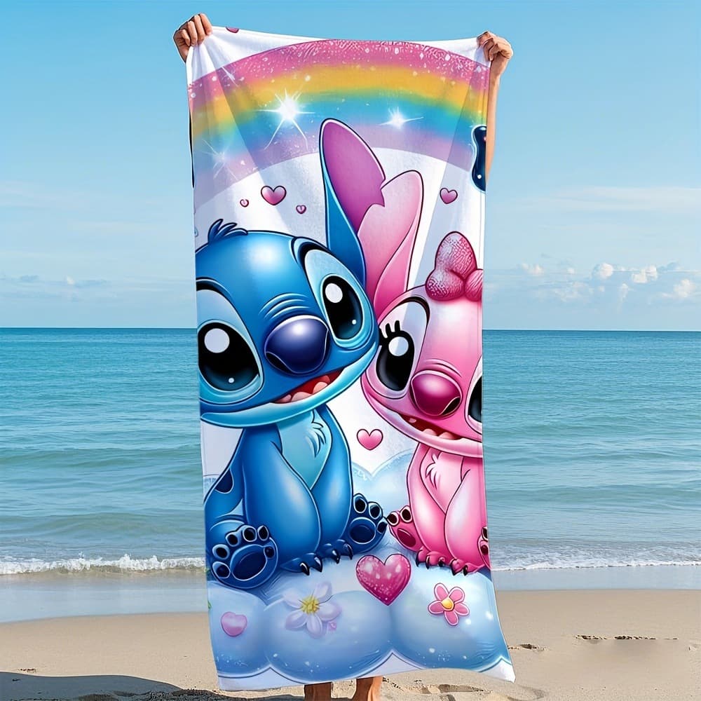 【JIT】1 PC Stitch Beach Towel, Summer Beach Towel, Beach Essential, Bath
