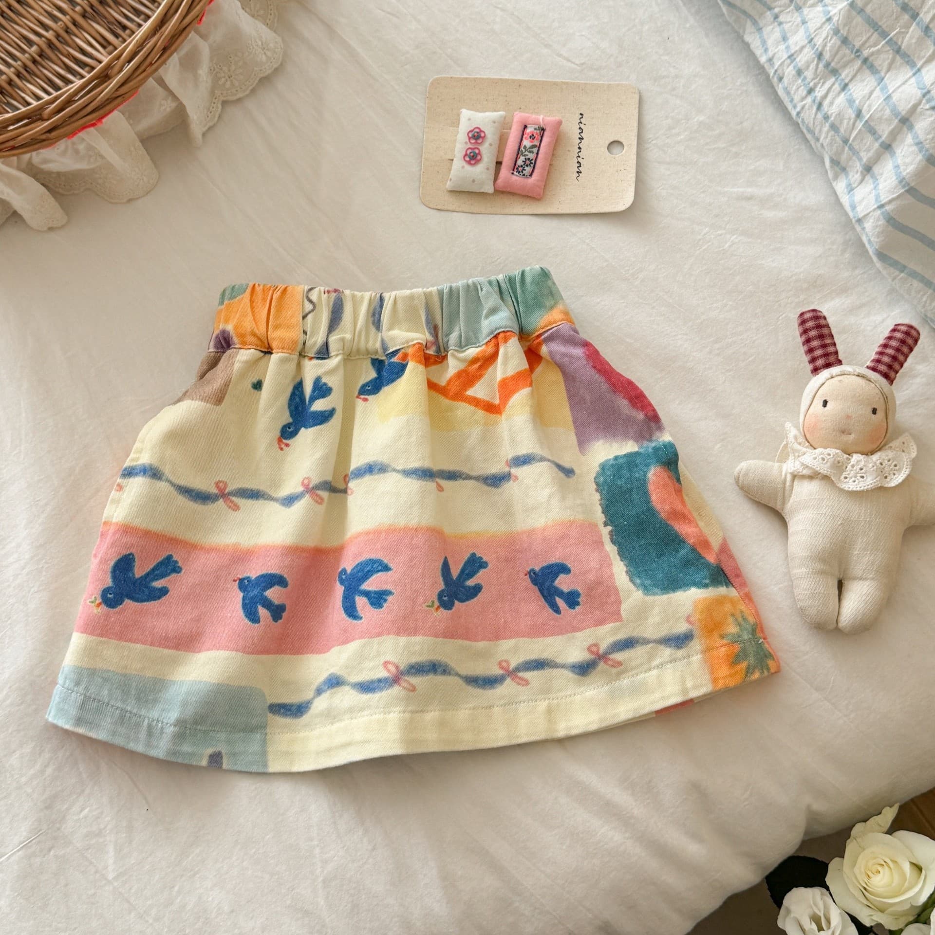 Girls' Skirt, Summer Thin Style, 2026 New Summer Style, Mid and Toddler Skirt Pants, Trendy Summer Sunshine Skirt, Summer