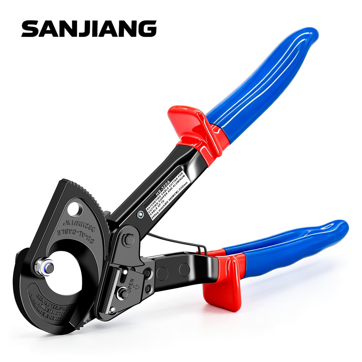 Amazon Hot Selling Manual Ratchet Cable Cutter, Electrician Wire Cutting Pliers, Copper Aluminum Cable Shear Tool Wholesale