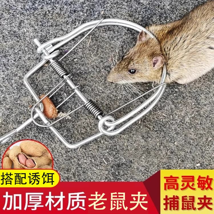 [New] Mouse Trap Rodent Catcher with Thickened Material, Bait Included, High Sensitivity