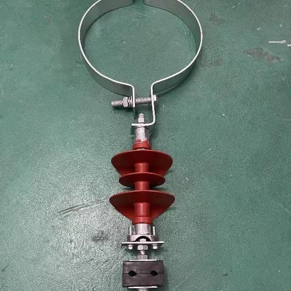 YH5CX1-13/35 12.7/50 HY5CX1-17/50 Electrode Lightning Arrester with Metal Ring