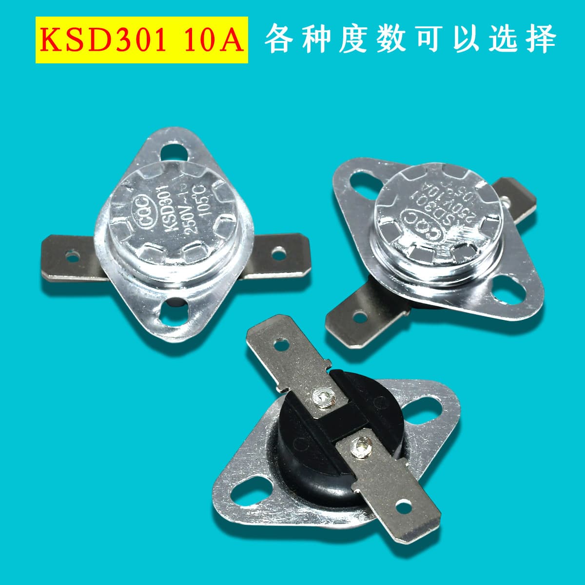 KSD301 Temperature Control Switch 45/65/70/80/90/100-180°C 10A250V Thermostat
