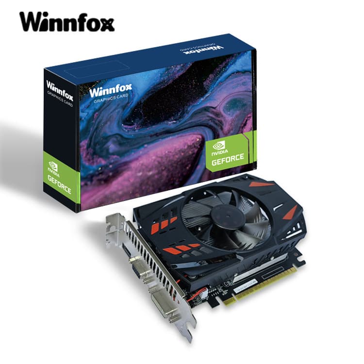New GTX750TI 4G DDR5 Office Gaming Graphics Card Genuine 750 GPU HDMI+VGA+DVI