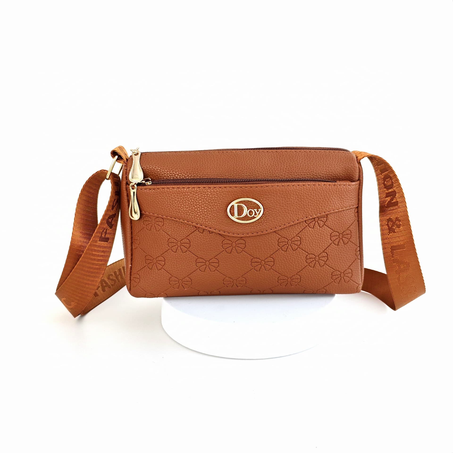 2025 Summer New Women's Shoulder Bag, Middle-aged and Elderly Soft Leather Women's Bag, Korean-style Litchi Pattern Stall Lightweight Crossbody Bag