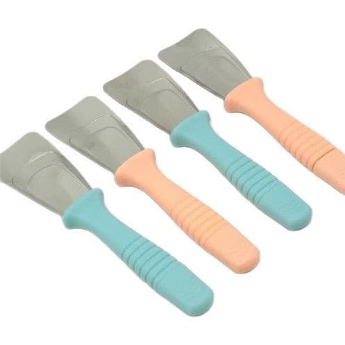 Refrigerator ice removal scraper, stainless steel ice shovel, fridge cleaning tool, freezer defrosting shovel, ice chipper