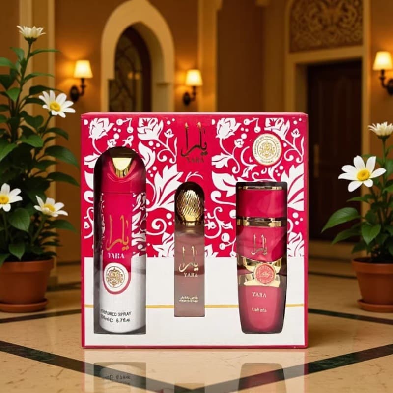 Cross-border Arabian Perfume Lattafa Yara 3 Piece Set Middle East Three-Piece Perfume Set