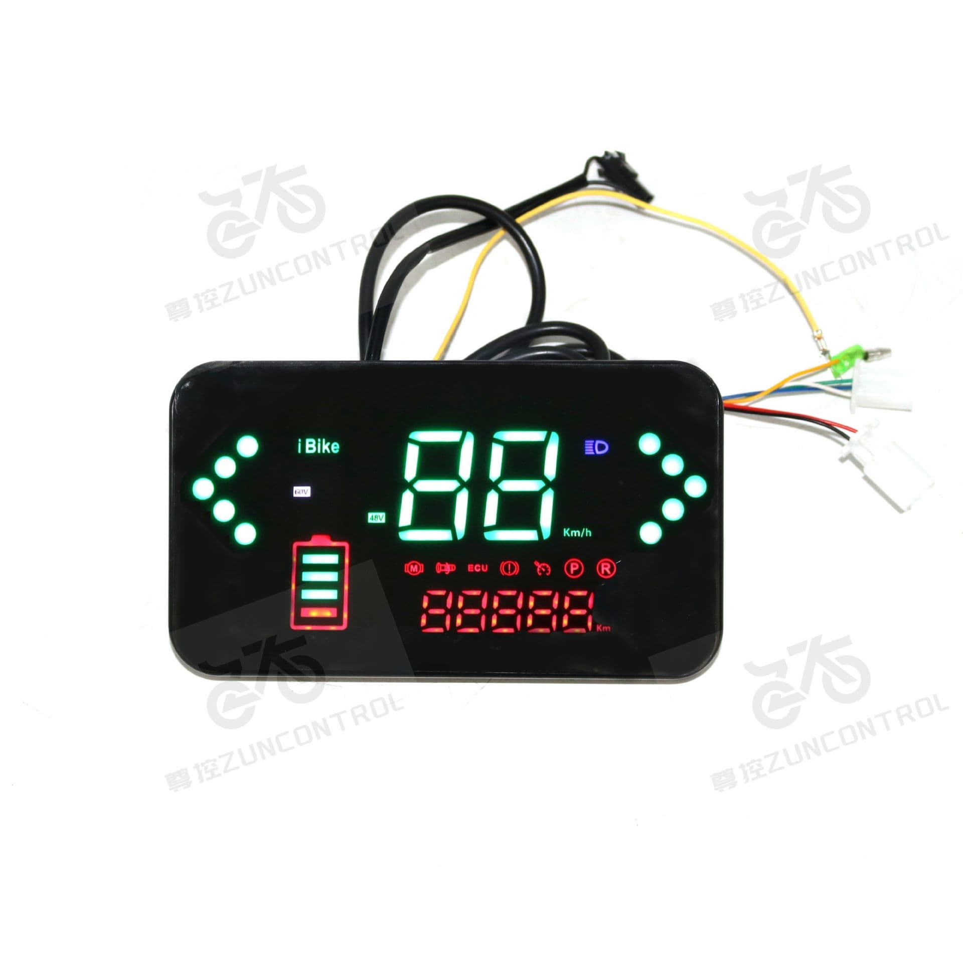 Electric go-karts, electric two-wheelers, electric three-wheelers, all-in-one instrument display, speedometer, 36/48/60V